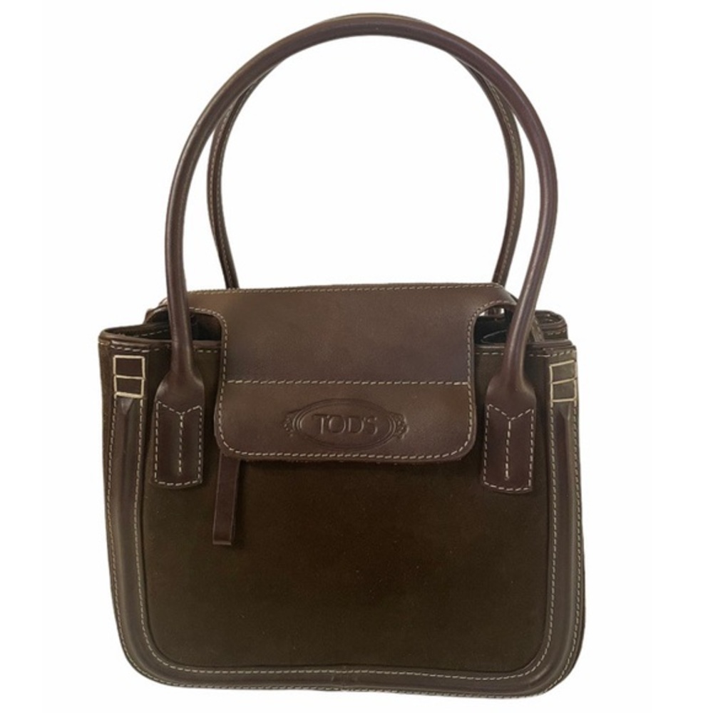 Authentic Tod’s Suede & Leather Shoulder Bag New